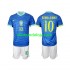 Camisola Brasil Ronaldinho 10 Criança Equipamento Segundo 2024 Manga Curta